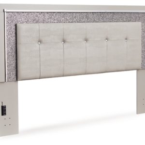 Zyniden King Upholstered Panel Headboard