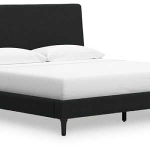 Cadmori King Upholstered Bed with Roll Slats