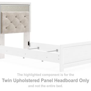 Altyra Twin Upholstered Panel Headboard