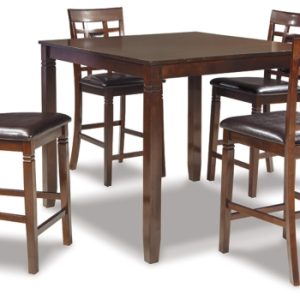 Bennox Counter Height Dining Table and Bar Stools (Set of 5)
