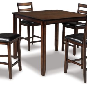 Coviar Counter Height Dining Table and Bar Stools (Set of 5)