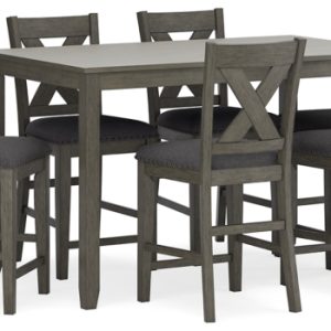 Caitbrook Counter Height Dining Table and Bar Stools (Set of 7)