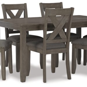 Caitbrook Dining Table and Chairs (Set of 7)