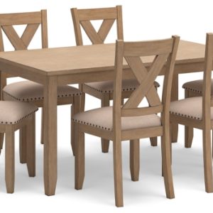 Sanbriar Dining Table and Chairs (Set of 7)