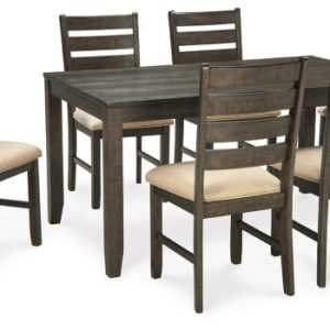 Rokane Dining Table and Chairs (Set of 7)