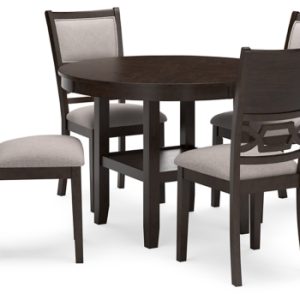 Langwest Dining Table and 4 Chairs (Set of 5)