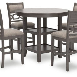 Wrenning Counter Height Dining Table and 4 Barstools (Set of 5)