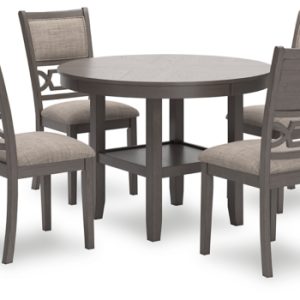 Wrenning Dining Table and 4 Chairs (Set of 5)