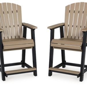 Fairen Trail Outdoor Counter Height Bar Stool (Set of 2)