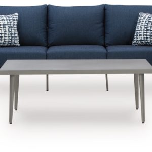 Gali Outdoor Sofa/Chairs/Table Set (Set of 4)