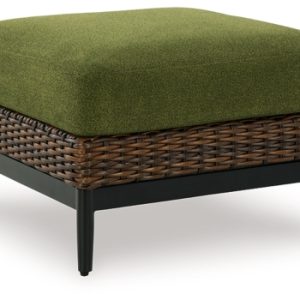 Horizon Hall Outdoor Ottoman with Cushion