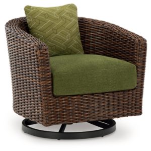 Horizon Hall Outdoor Swivel Lounge Chair with Cushion