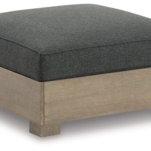 Citrine Park Outdoor Ottoman with Cushion