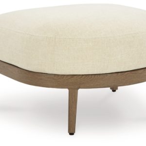 Serene Bay Outdoor Ottoman with Cushion