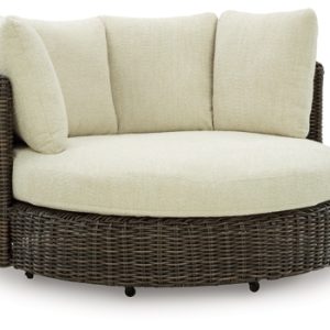 Kimora Outdoor Swivel Lounge Chair with Cushion