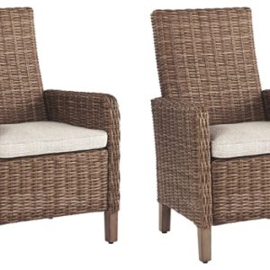 Beachcroft Outdoor Arm Chair with Cushion (Set of 2)