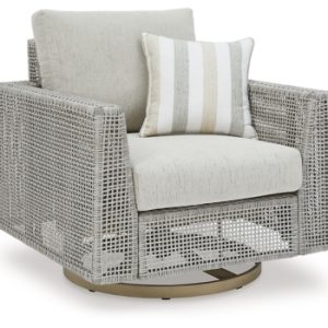 Seton Creek Outdoor Swivel Lounge with Cushion